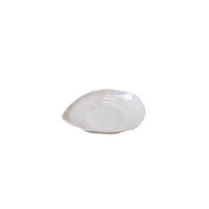 Stoneware Saucer, White