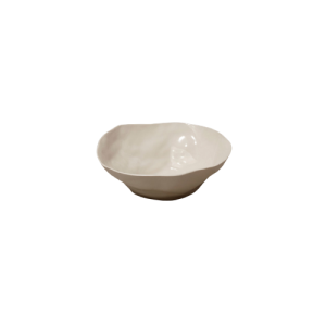 Stoneware Bowl, White, Medium